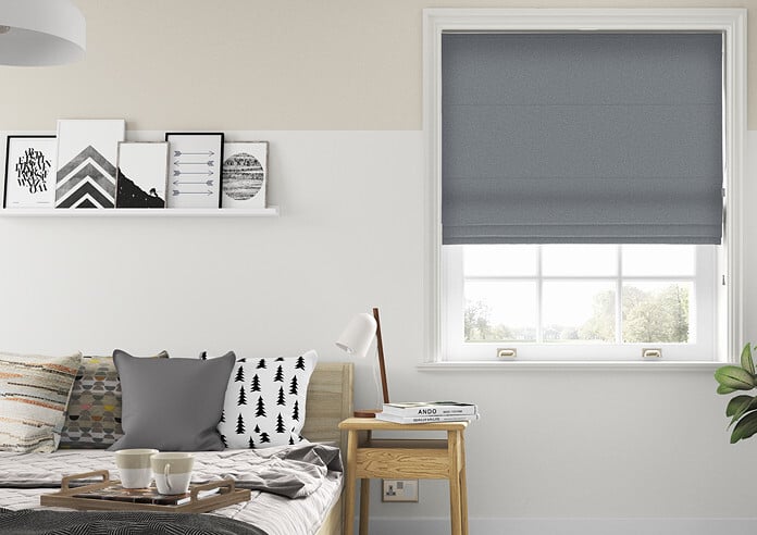 Oslo, Carbon - Twist&Fit Roman Blind - Image 3